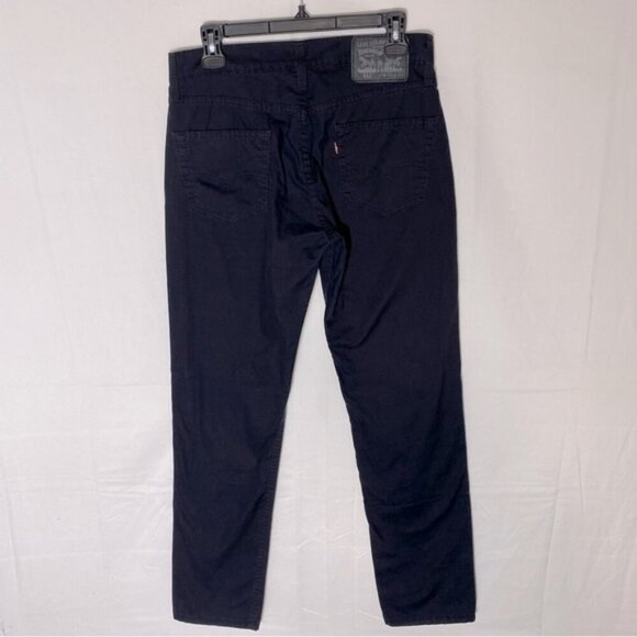 Levi’s 511 Black Cotton Lightweight Straight Leg Pants 30 - Picture 2 of 14